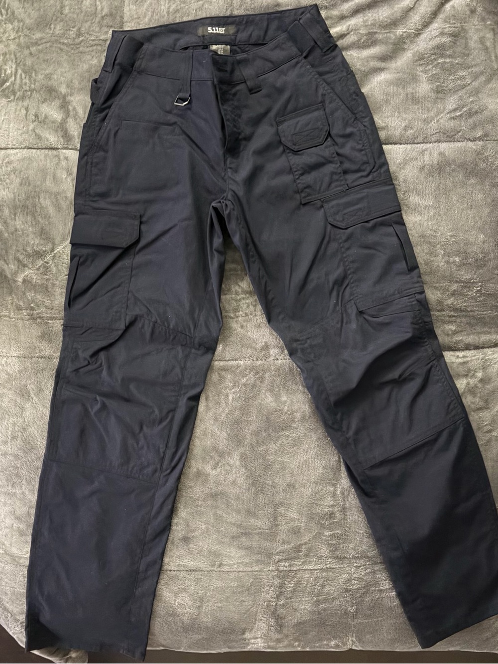 5.11 Tactical Navy Cargo Pants with Multi-Pocket Utility Design